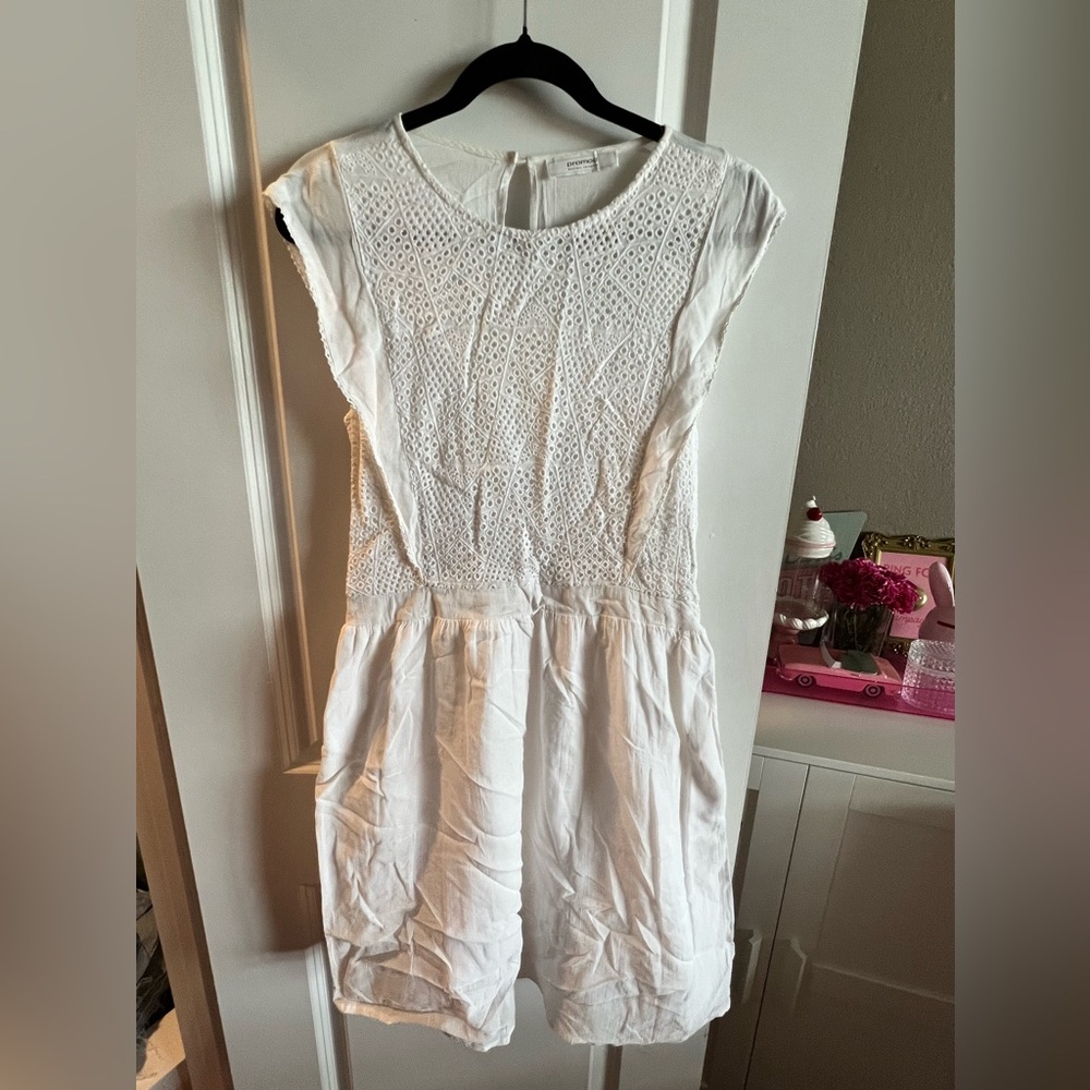 White Eyelet Dress